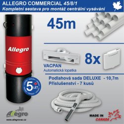 Centrální vysavač ALLEGRO Power Premier MU5500E centrální vysavač -  Nejlepší Ceny.cz