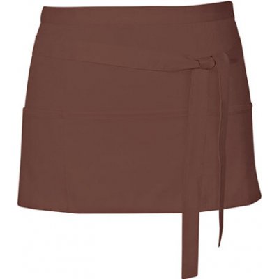 Link Kitchen Wear Koktejlová zástěra X983 Brown Pantone 476 60x30cm – Hledejceny.cz