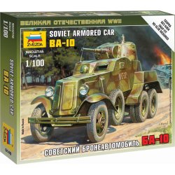 Zvezda Snap Kit GAZ BA-10 ZV-6149 1:100