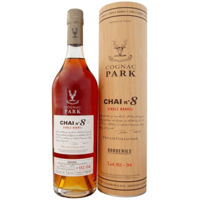 Park Cognac Chia 8 Borderies Tessendier 43% 0,7 l (tuba) – Zboží Mobilmania