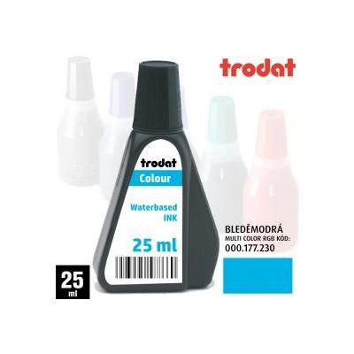 Trodat Razítková barva bledě modrá 25 ml – Zbozi.Blesk.cz