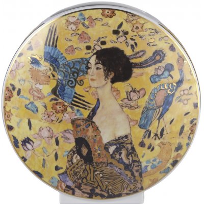 Goebel Váza 30 cm „Dáma s vějířem“ – Gustav Klimt, Artis Orbis – Hledejceny.cz