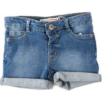Minoti kraťasy dívčí džínové s elastenem KG Dshort 7 modrá – Zboží Dáma