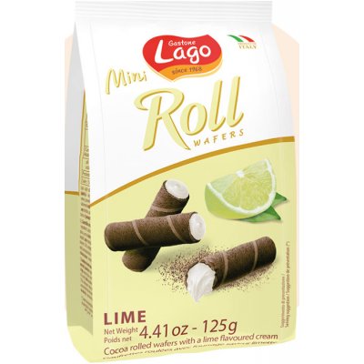 Gastone Lago Mini trubičky s limetkou 125 g – Zbozi.Blesk.cz