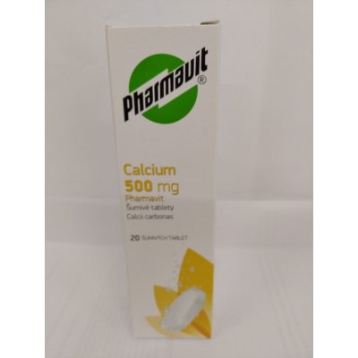 CALCIUM PHARMAVIT POR 500MG TBL EFF 20 – Zbozi.Blesk.cz