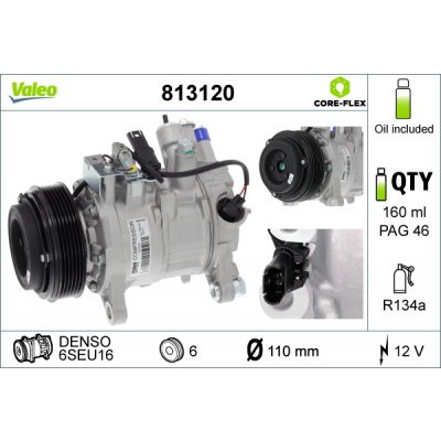 Kompresor, klimatizace VALEO 813120 | Zboží Auto