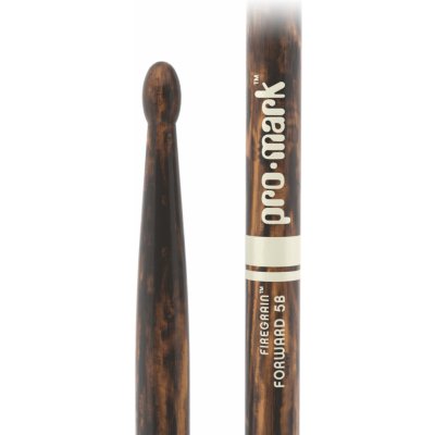 ProMark Classic Forward 5B FireGrain Hickory Drumstick Oval Wood Tip – Zboží Mobilmania