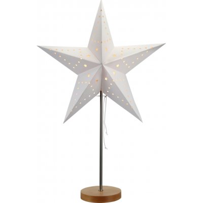 Markslöjd Vánoční hvězda MIKKE k postavení E14 max. 25 W, bílá, 65 x 45 x 21 cm – Zboží Dáma