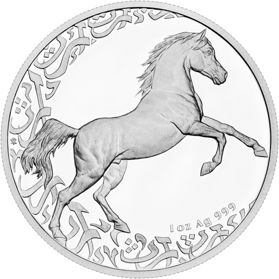 Česká mincovna Stříbrná mince Treasures of the Gulf - The Horse 2024 proof 31,1 g