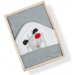 InterBaby froté Pejsek 100x100 Šedá – Zboží Mobilmania