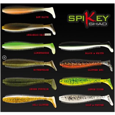 Fox Rage Spikey Shad 6cm Lemon Tiger – Zboží Mobilmania