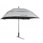JuCad umbrella Windproof UV stříbrná – Zboží Dáma