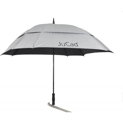JuCad umbrella Windproof UV stříbrná – Zboží Dáma