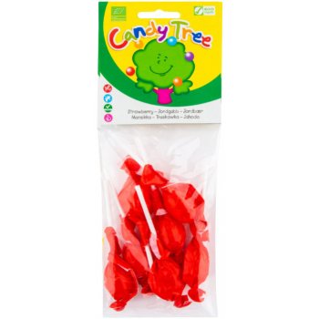 Candy tree bio lízátka s příchutí jahody 7 x 10 g