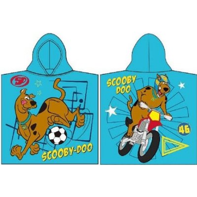 Cottonland pončo bavlna Scooby Doo Blue 60 x 120 cm – Zboží Mobilmania