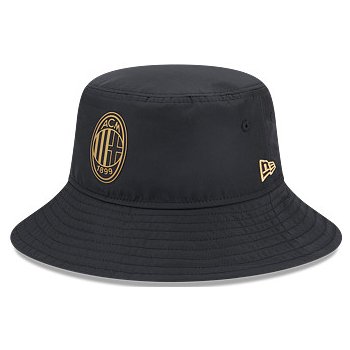 New Era Black Gold Bucket Acmilan Black