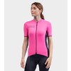 Cyklistický dres Alé COLOR BLOCK pink dámský