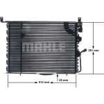 MAHLE Kondenzátor, klimatizace AC149000S – Sleviste.cz