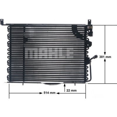 MAHLE Kondenzátor, klimatizace AC149000S – Sleviste.cz