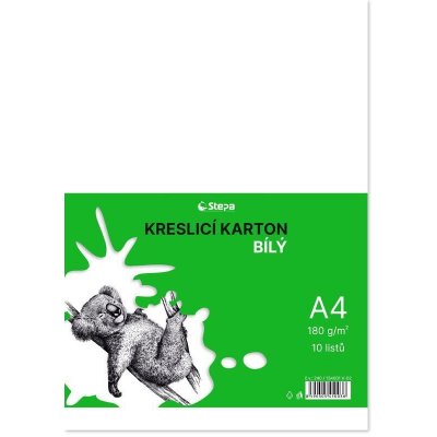 Stepa Kreslicí karton A4/10/180g bílá – Zboží Dáma
