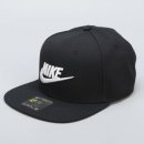 NIKE U Nsw Cap Futura Pro černá/bílá