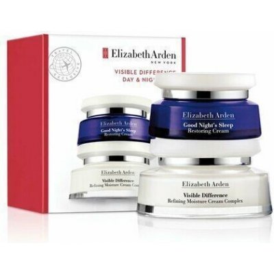 Elizabeth Arden Visible Difference denní pleťová péče 100 ml + noční pleťová péče Good Night´s Sleep 50 ml pro ženy dárková sada – Hledejceny.cz