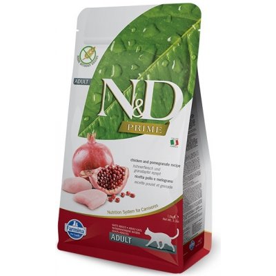N&D PRIME CAT Adult Chicken & Pomegranate 4 x 1,5 kg – Zboží Mobilmania