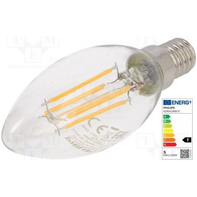 Philips 8718699763077 žárovka LED teple bílá E14 230VAC 470lm P 4,3W 2700K – Hledejceny.cz