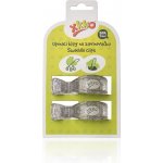 Kikko klipy 2ks Metallic silver – Zboží Dáma