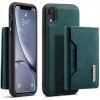 Pouzdro a kryt na mobilní telefon Apple Pouzdro AppleKing dG.MING 2v1 s odnímatelnou magnetickou peněženkou iPhone XR - zelené