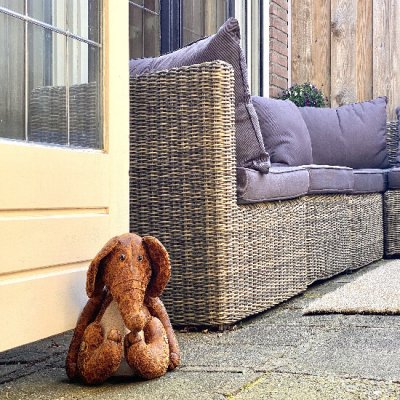 Esschert Design Koženková dveřní zarážka ZVÍŘÁTKA,18/20/25cm Slon Dumbo – Hledejceny.cz