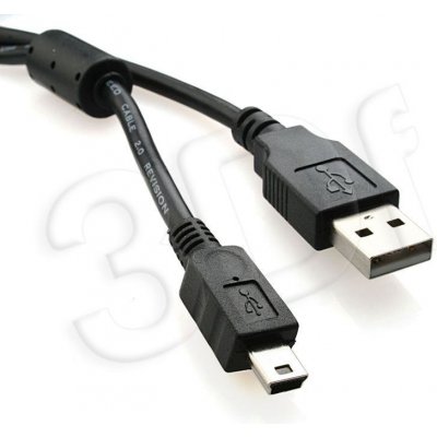 Gembird CCP-USB2-AM5P-1 USB 2.0 mini 5pin, 0,3m – Zbozi.Blesk.cz