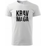 Nápis Krav Maga klasické pánské triko bílá – Hledejceny.cz