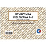 Baloušek Tisk PT072 Stvrzenka A6, číslovaná 1+1, samopropisovací – Hledejceny.cz