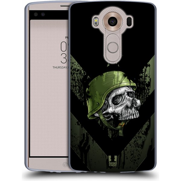 Pouzdro a kryt na mobilní telefon Pouzdro HEAD CASE LG V10 (H960A) vzor Kovový vzhled armáda jednoho muže