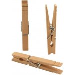 Toro Dřevěné kolíčky na prádlo, 8,4x1x1,8 cm 24 ks – Zboží Mobilmania