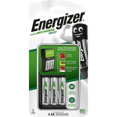Energizer Accu Recharge Maxi + 4x AA – Hledejceny.cz
