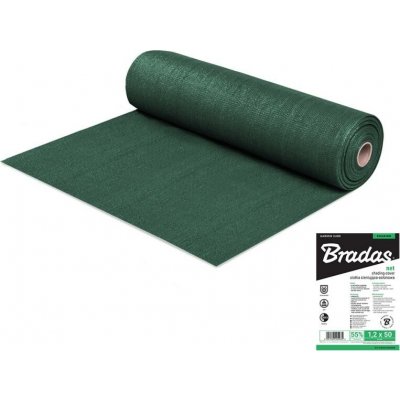 Bradas Stínící tkanina 55 % 60 g/m² 1,5 x 25 m zelená – Sleviste.cz