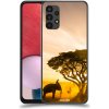 Pouzdro a kryt na mobilní telefon Samsung Pouzdro ACOVER Samsung Galaxy A13 4G A135 s motivem Elephant