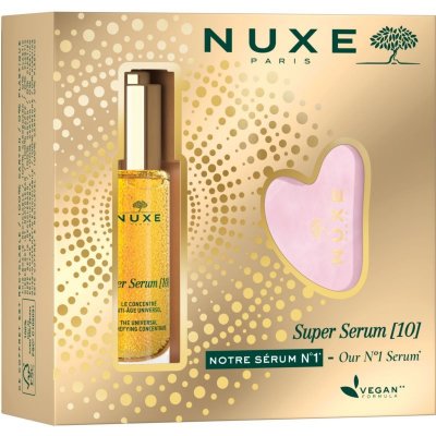 Nuxe Super Serum protivráskové sérum 30 ml + Gua Sha dárková sada