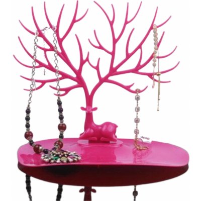 Amparo Miranda stojanek na šperky Jelen 9034 Dark Pink – Zboží Mobilmania