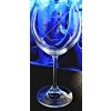 Sklenice LsG Crystal Skleničky na červené víno Burgund 8 x Swarovski krystal ručně broušené ryté dekor Karla Eva 8711 2 x 460 ml