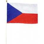 CZECHMANIA Vlajka České republiky na dřevěné tyčce – Sleviste.cz