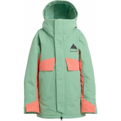 Burton Kids' Ascutney 2L Jacket soft sage/peach echo – Sleviste.cz
