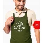 Kariban HobbyTriko Zástěra pro muže se jménem Šéfkuchař.. Khaki – Hledejceny.cz