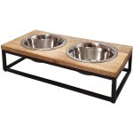 Nobby designový stojan s miskami 41 x 21 x 10 cm 2 x 800 ml – Zboží Mobilmania