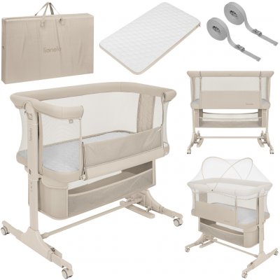 Lionelo postýlka 3v1 JODIE Beige Cream – Hledejceny.cz