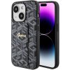 Pouzdro a kryt na mobilní telefon Apple Guess PU Grip Stand G Cube iPhone 15, hnědé