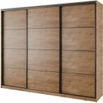 Nejlevnější nábytek Barnaba s posuvnými dveřmi 250 cm dub lefka – Sleviste.cz