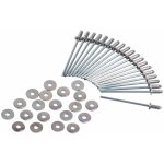 LUX Trhací nýty a podkládací podložky 3 mm x 8 mm – Zboží Dáma